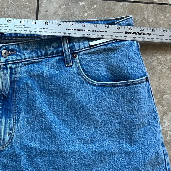 Abercrombieie & Fitch High Rise Dad Short Curve Love Size 36 - Picture 6 of 8